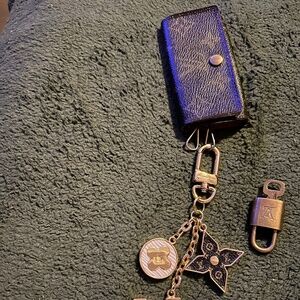 Authentic Louis Vuitton Key case & Lock and Key